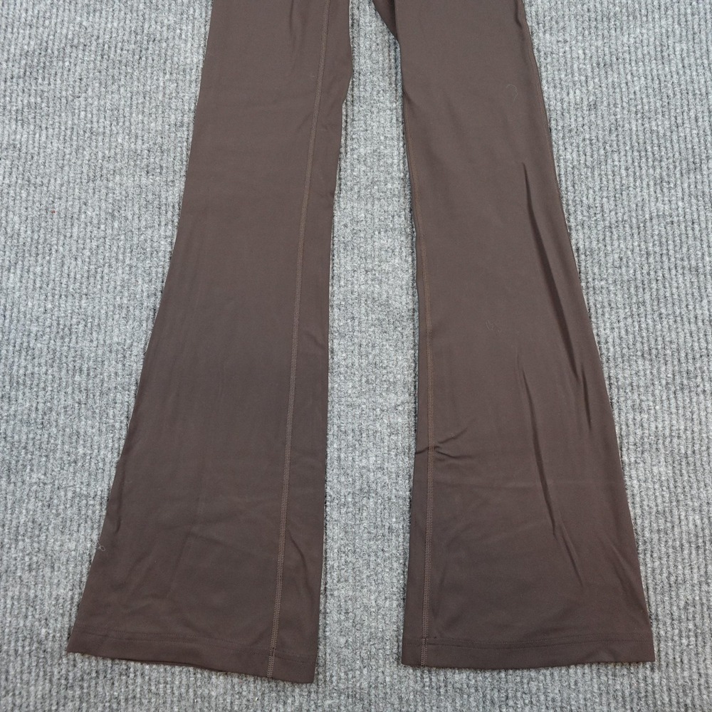 Lululemon Groove Nulu High Rise Flare Leggings Womens 0 Brown Yoga W5FG2S - Picture 2 of 11